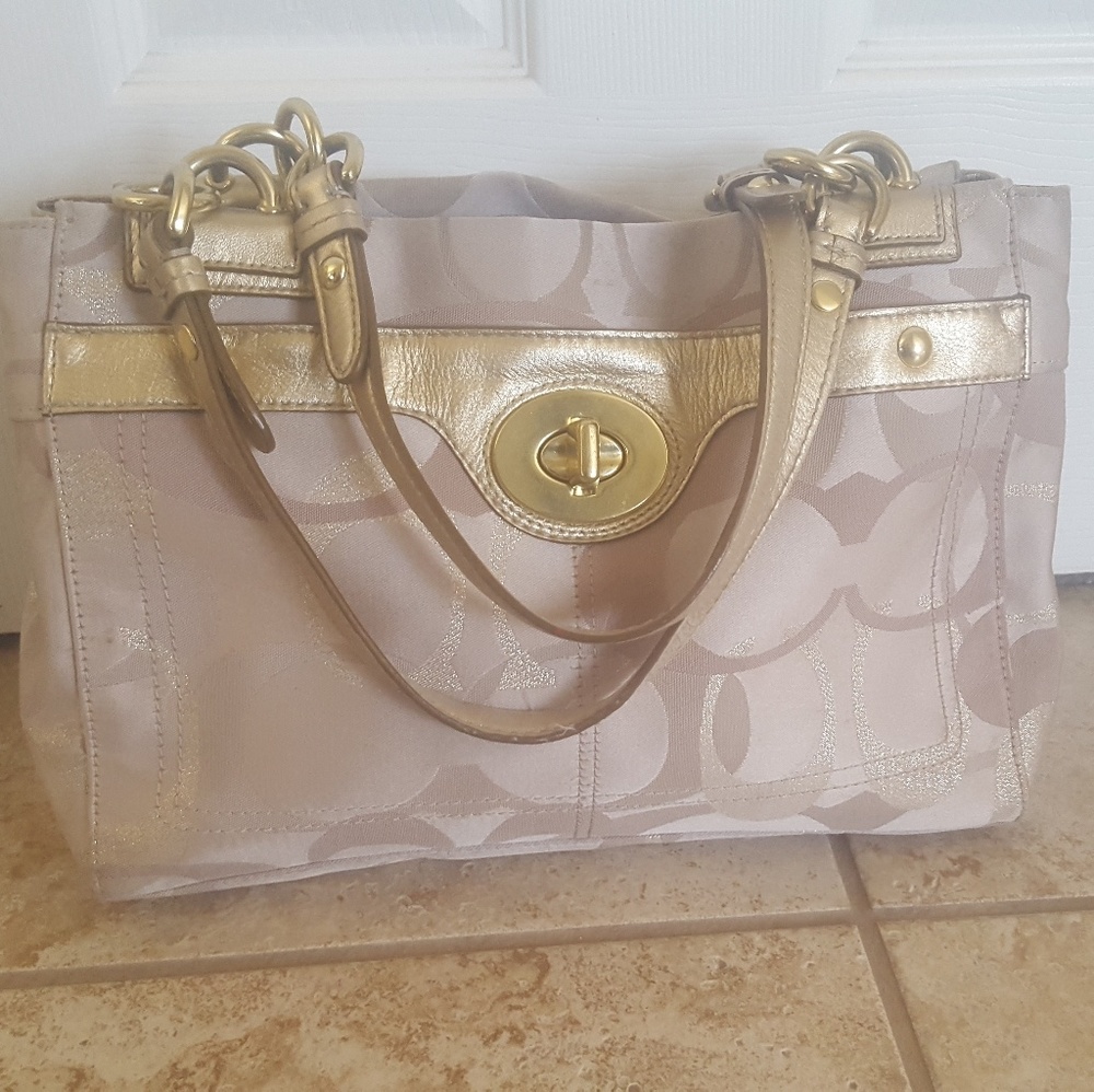 Gold Coach Purse
